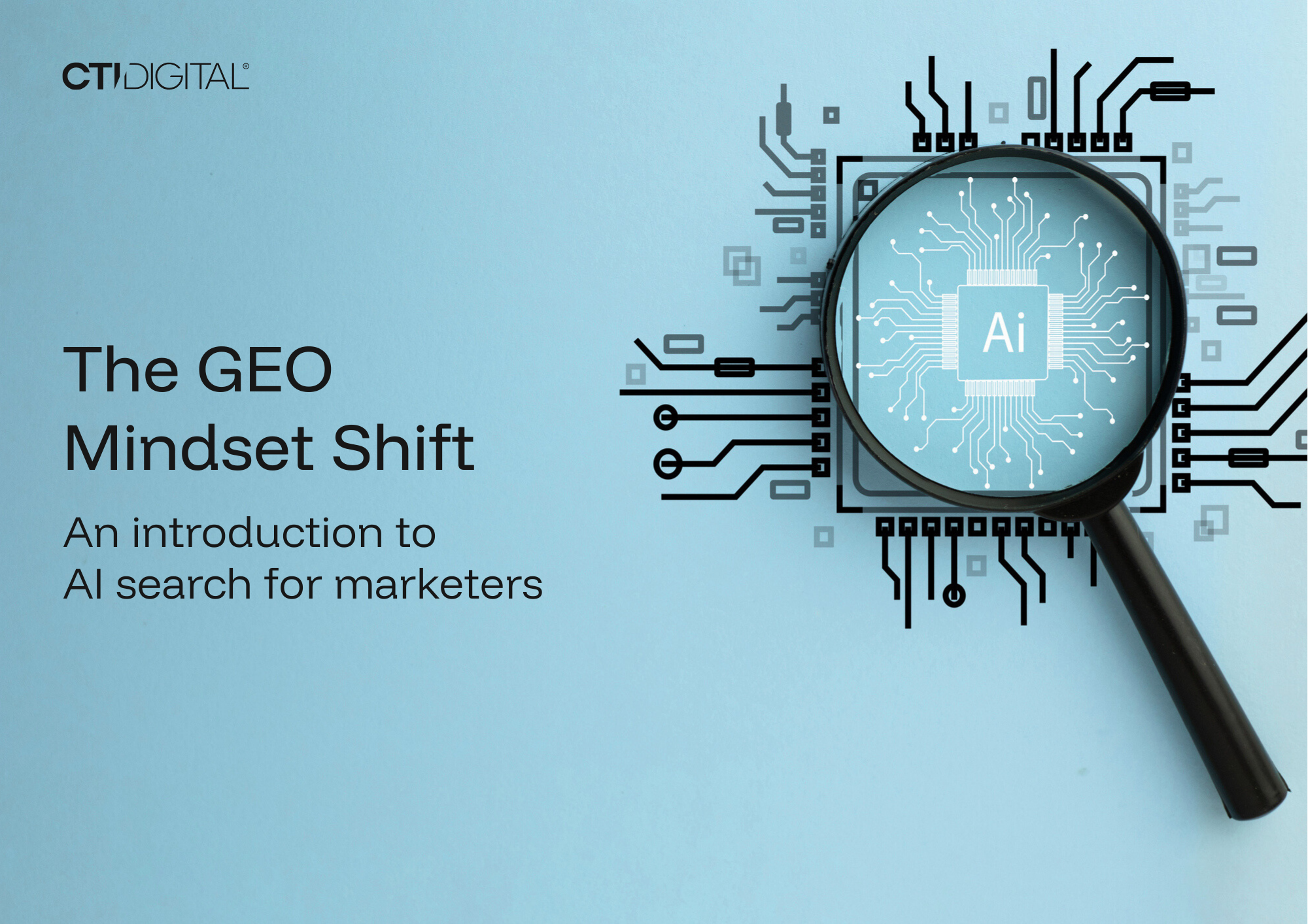 cover image from report: The GEO Mindset Shift